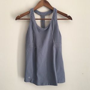 Athleta Gray Atheltic Tank Top